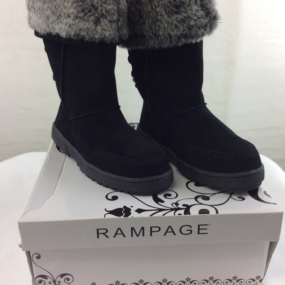 Rampage Albie Black Mid-Calf Boots - Picture 8 of 10